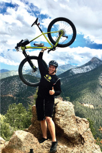 Chiropractor Colorado Springs CO Max Pohl With Bike